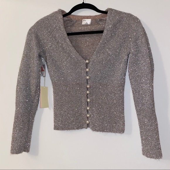 Aritzia Metallic Cardigan - Picture 2 of 5
